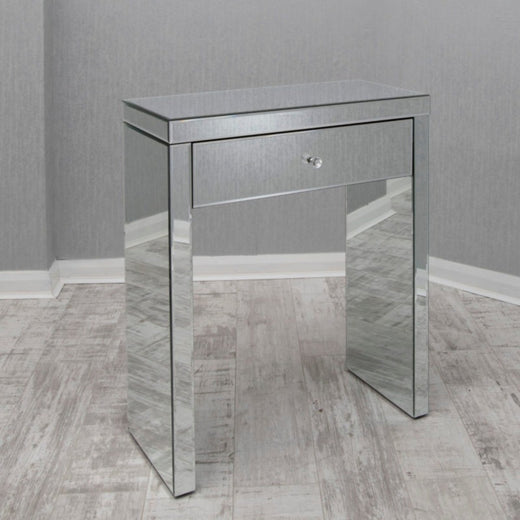 Sierra 1 Drawer Mirrored Desk