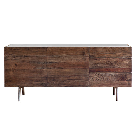 Andalusia Marble Top Walnut Sideboard