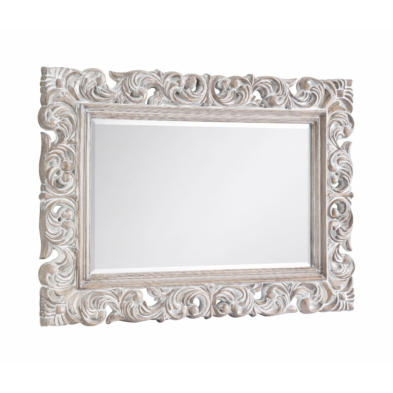 Baroque Distressed Wall Mirror