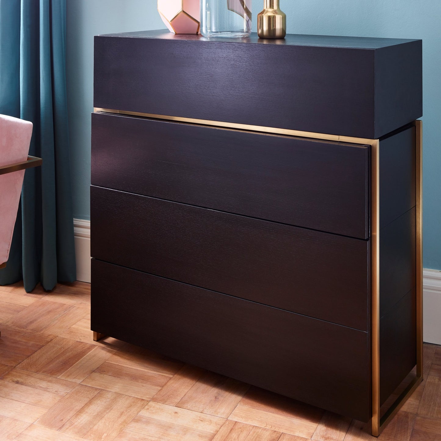 Federico Four Drawer Chest - Oak