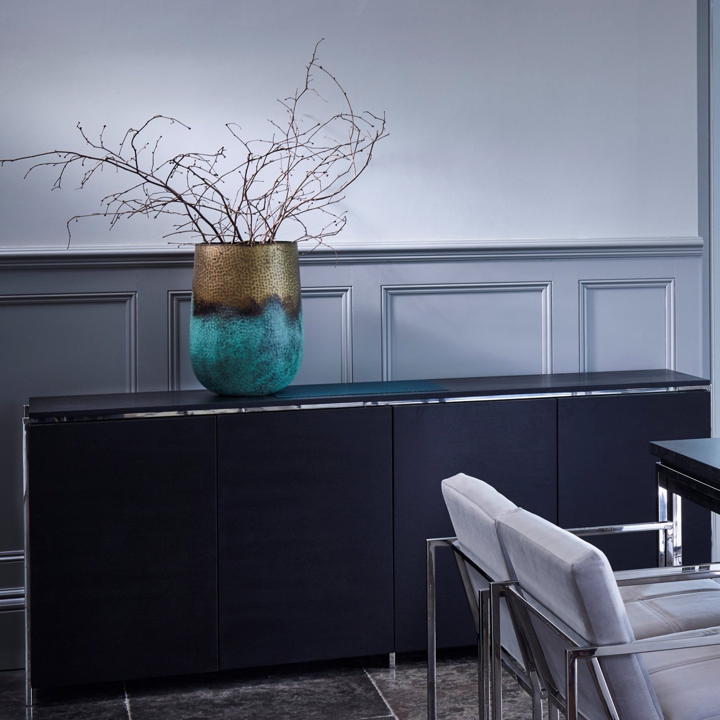 Federico Four Door Sideboard - Oak