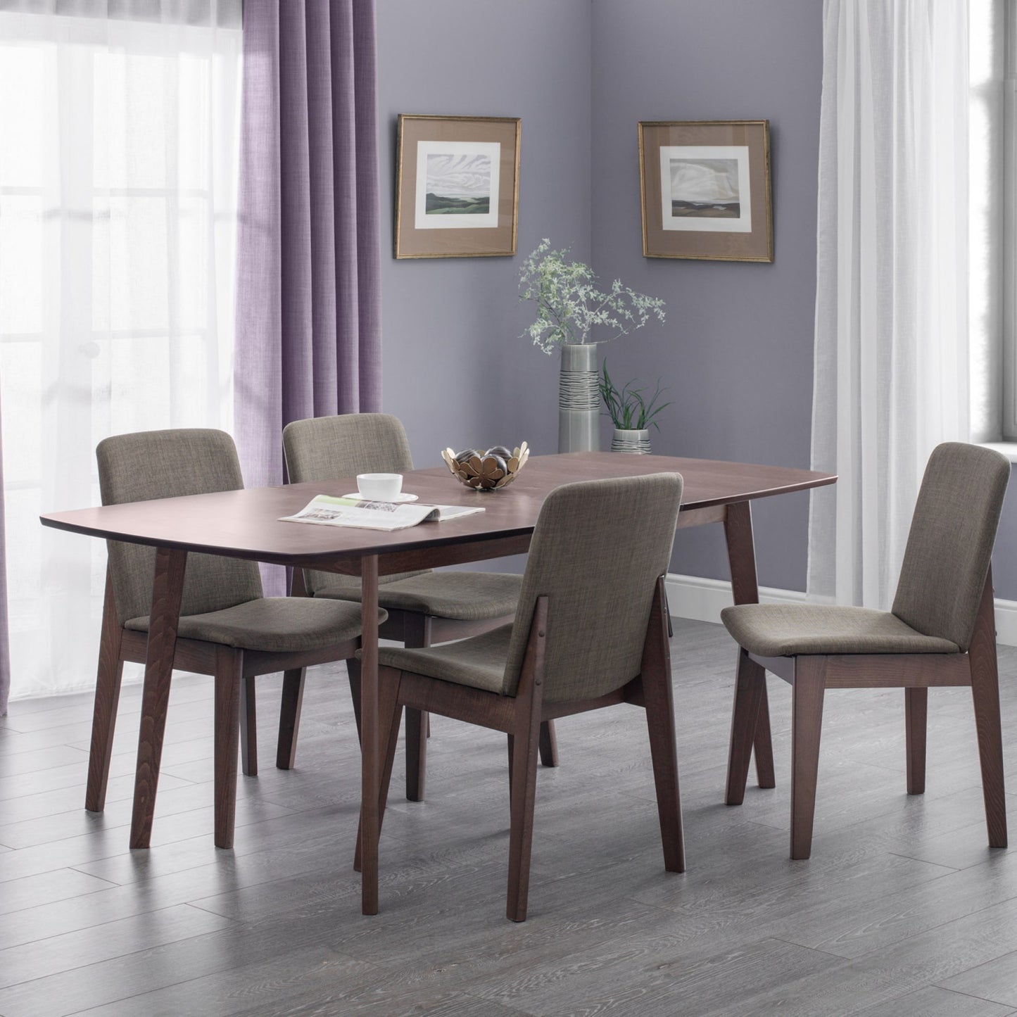 Kensington Fabric Dining Chair (Set of 2)