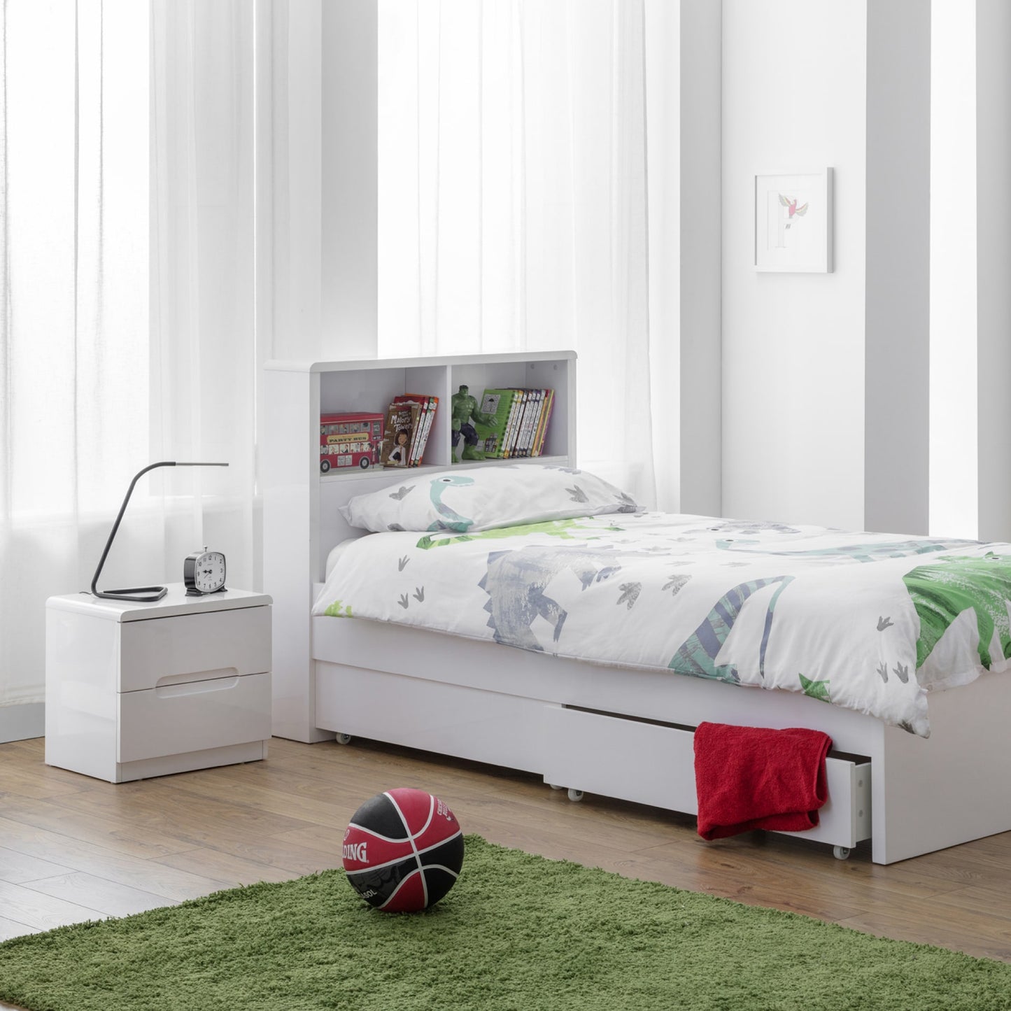 Manhattan 2 Drawer Bedside Table