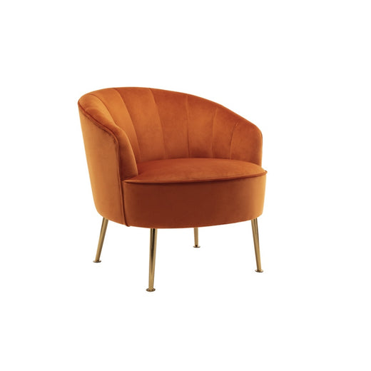 Bella Accent Chair – Pumpkin
