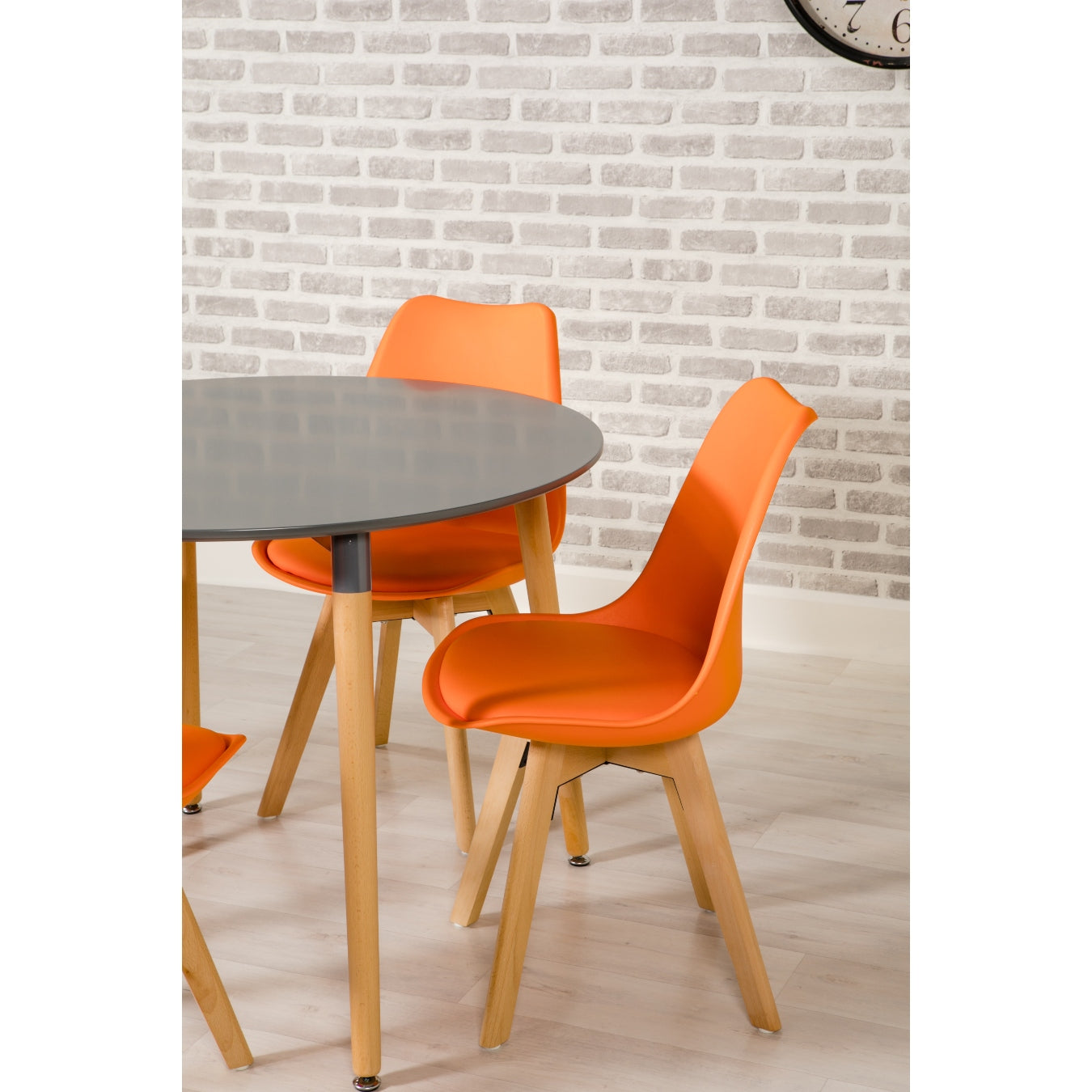 Elinnor Chair - Orange (Set of 4)