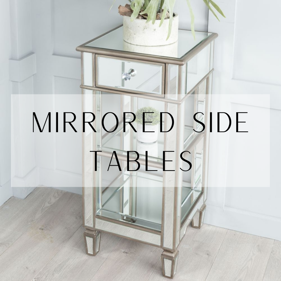 Mirrored Side Tables