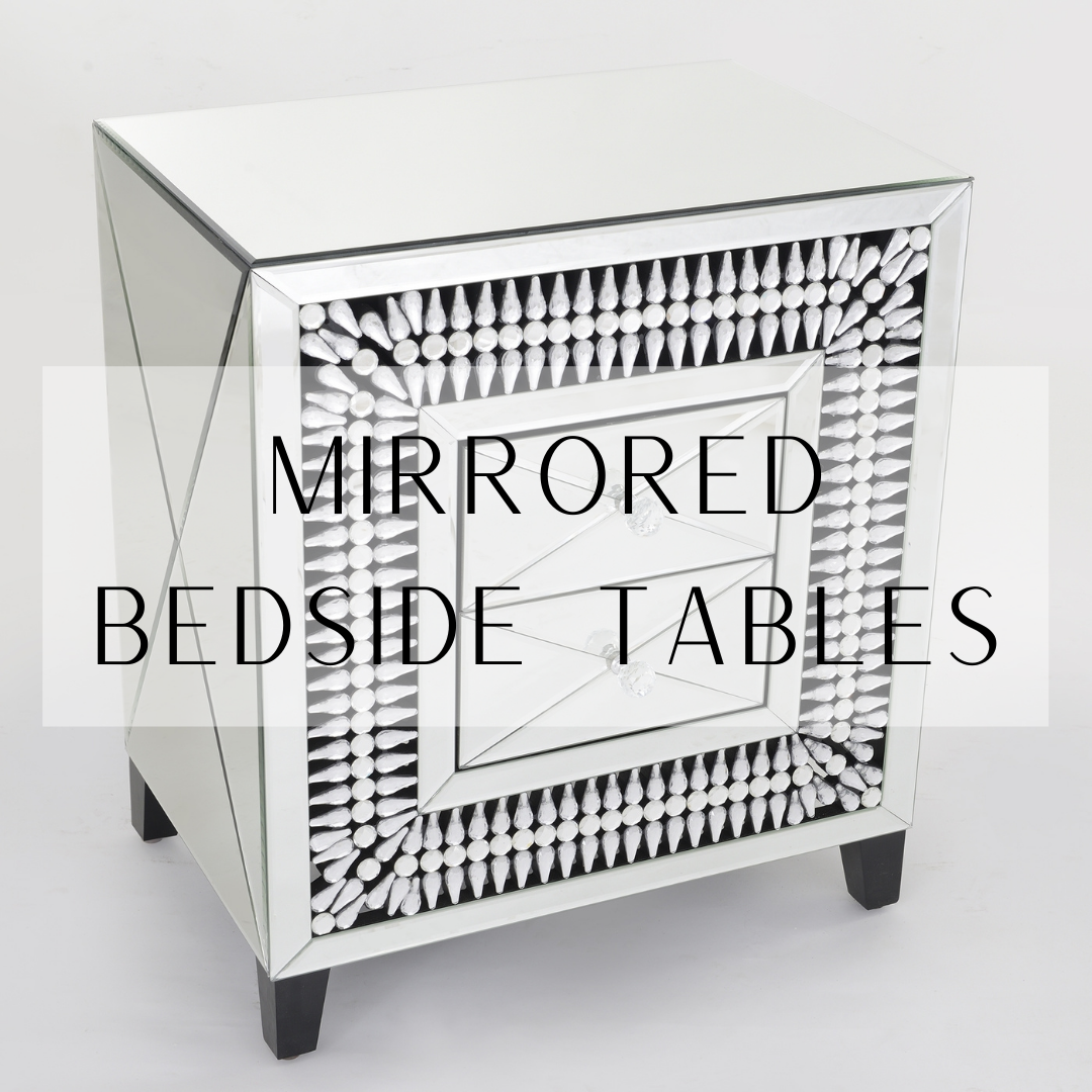Mirrored Bedside Tables