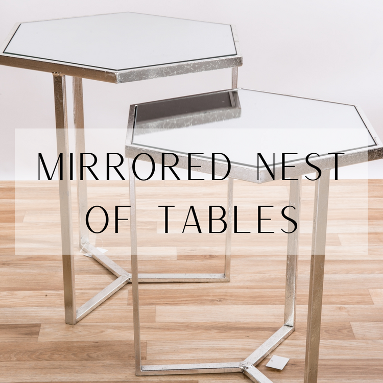 Mirrored Nest of Tables