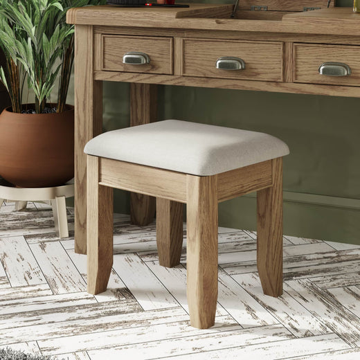 Edale Dressing Table Stool With Padded Seat