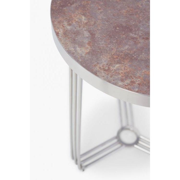 Finn Round Metal Side Table