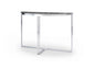 Finn Half Moon Metal Console Table