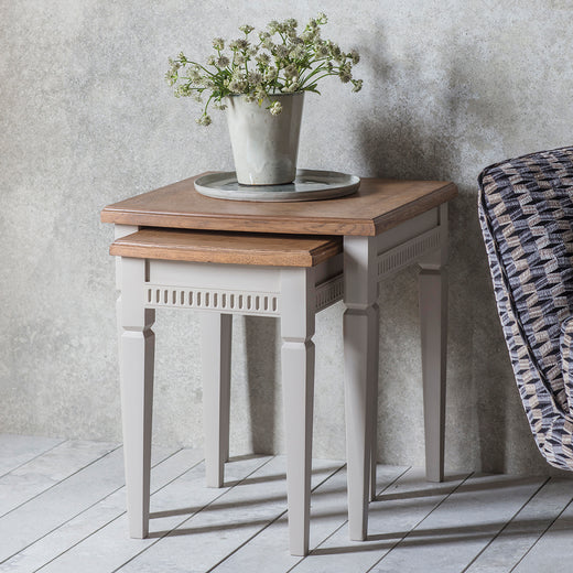 Beatrice Nest of 2 Tables - Taupe