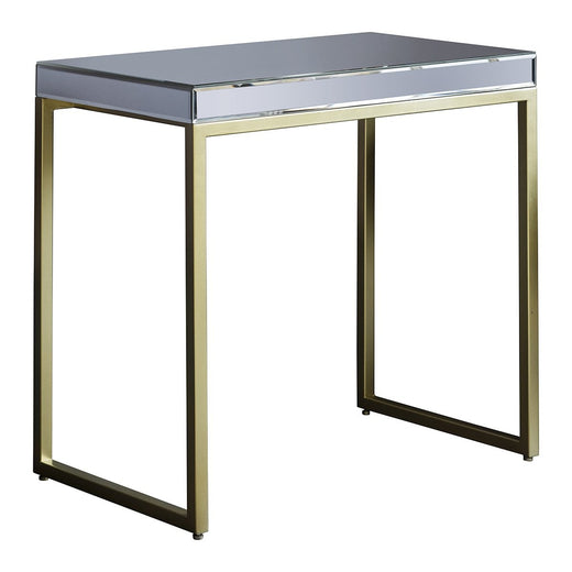 Mozart Mirrored Side Table - Champagne