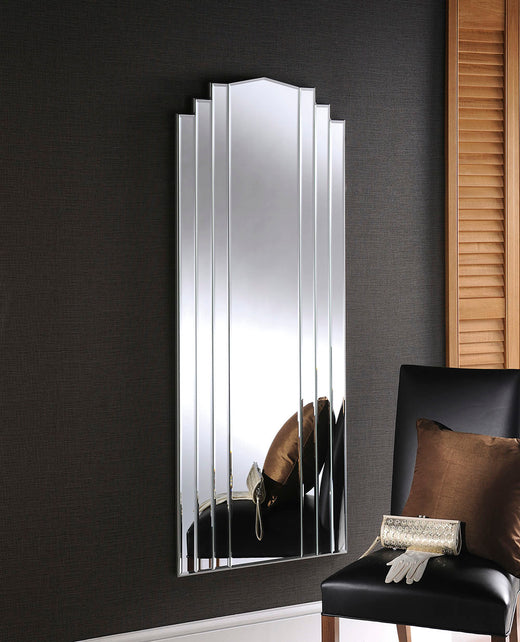 Athenia Art Deco Bevelled Wall Mirror- Made To Order