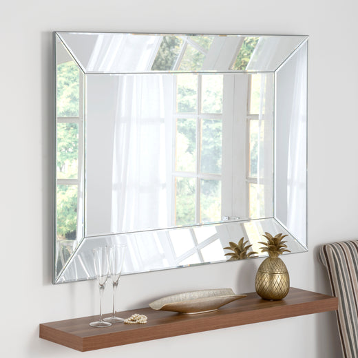 Adaline Bevelled Frame Wall Mirror - Made To Order