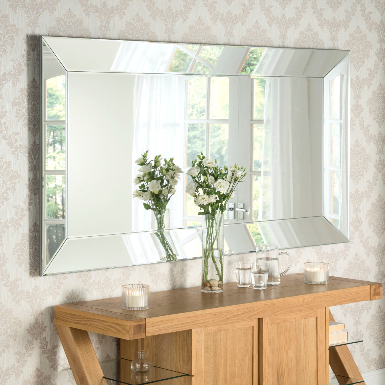 Adaline Bevelled Mirror - BeautyTables