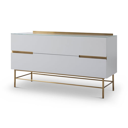 Alberto Two Drawer Low Sideboard
