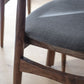 Close-up look on padded seat texture, structure and finishes