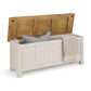 Aspen Storage Bench - Grey Wash