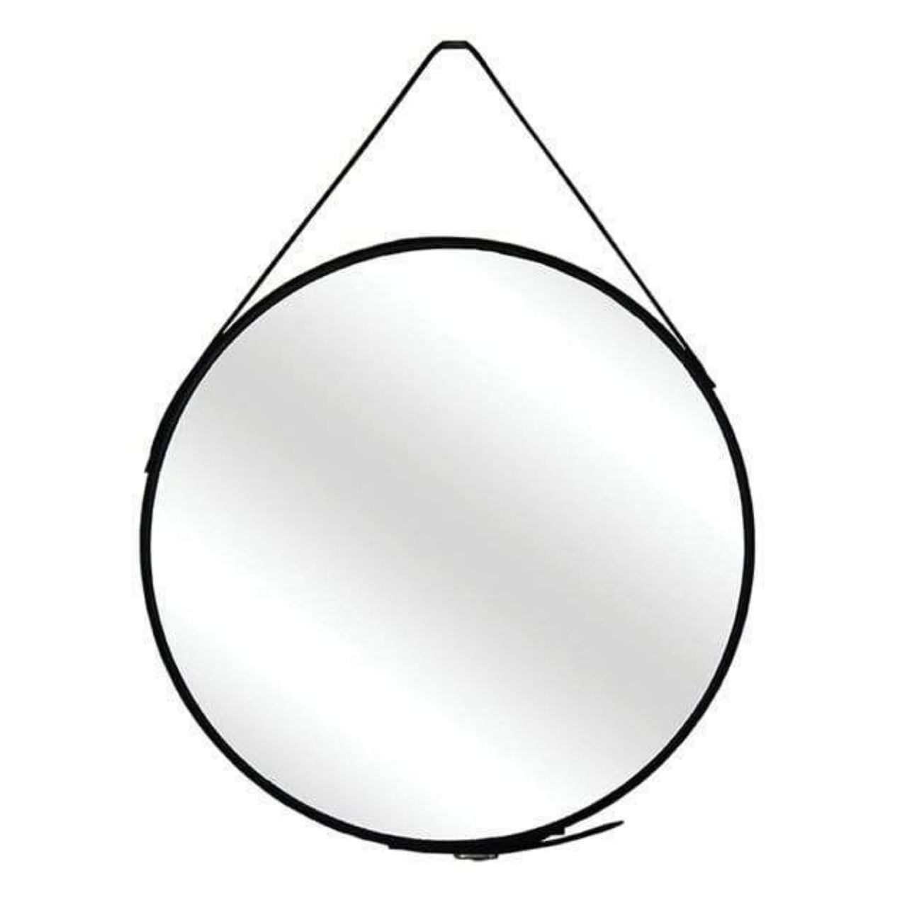 Zackary Hanging Mirror - Black - BeautyTables