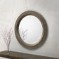 Cadence Round Pewter Wall Mirror