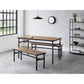 Carnegie Industrial Dining Bench