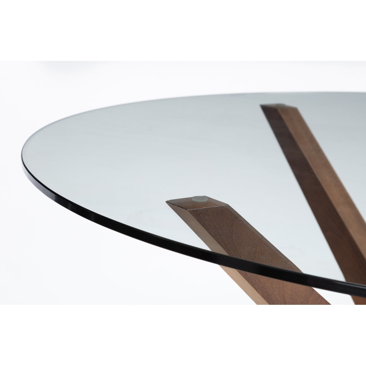 Chelsea Large Round Glass Dining Table