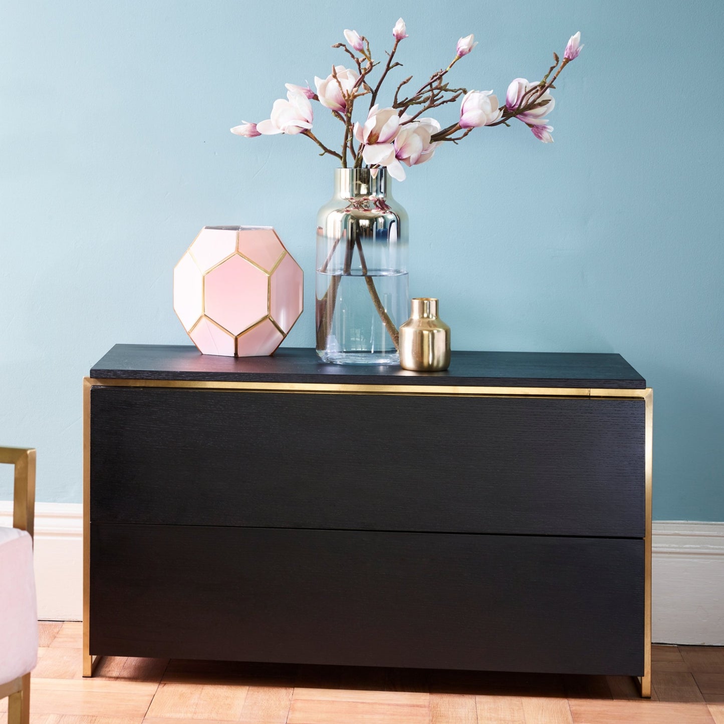 Federico Two Drawer Chest - Oak