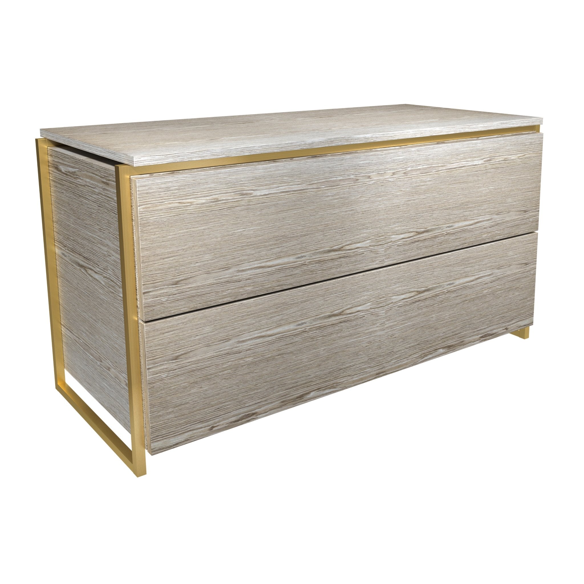 Federico Two Drawer Chest - Oak
