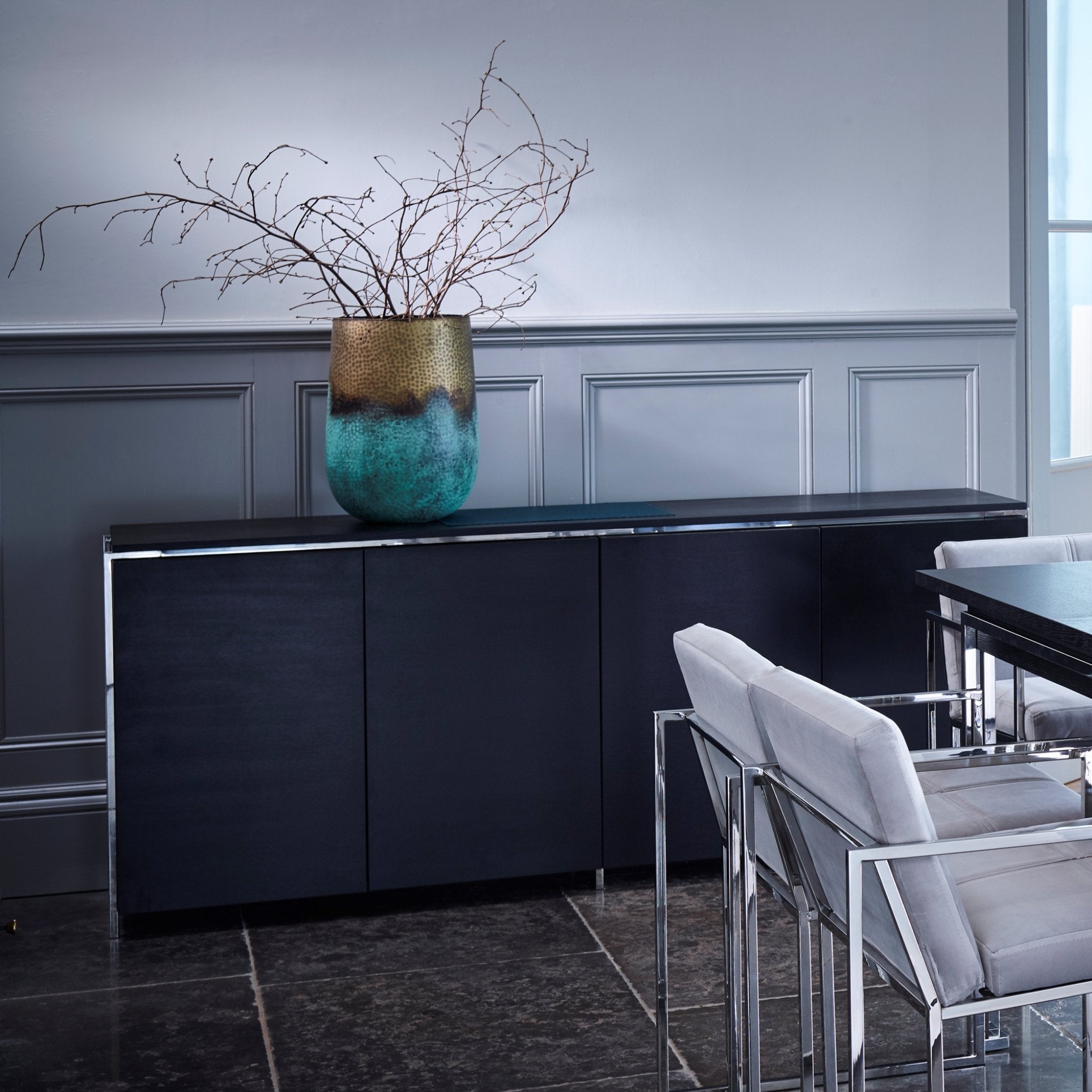 Federico Four Door Sideboard - Oak