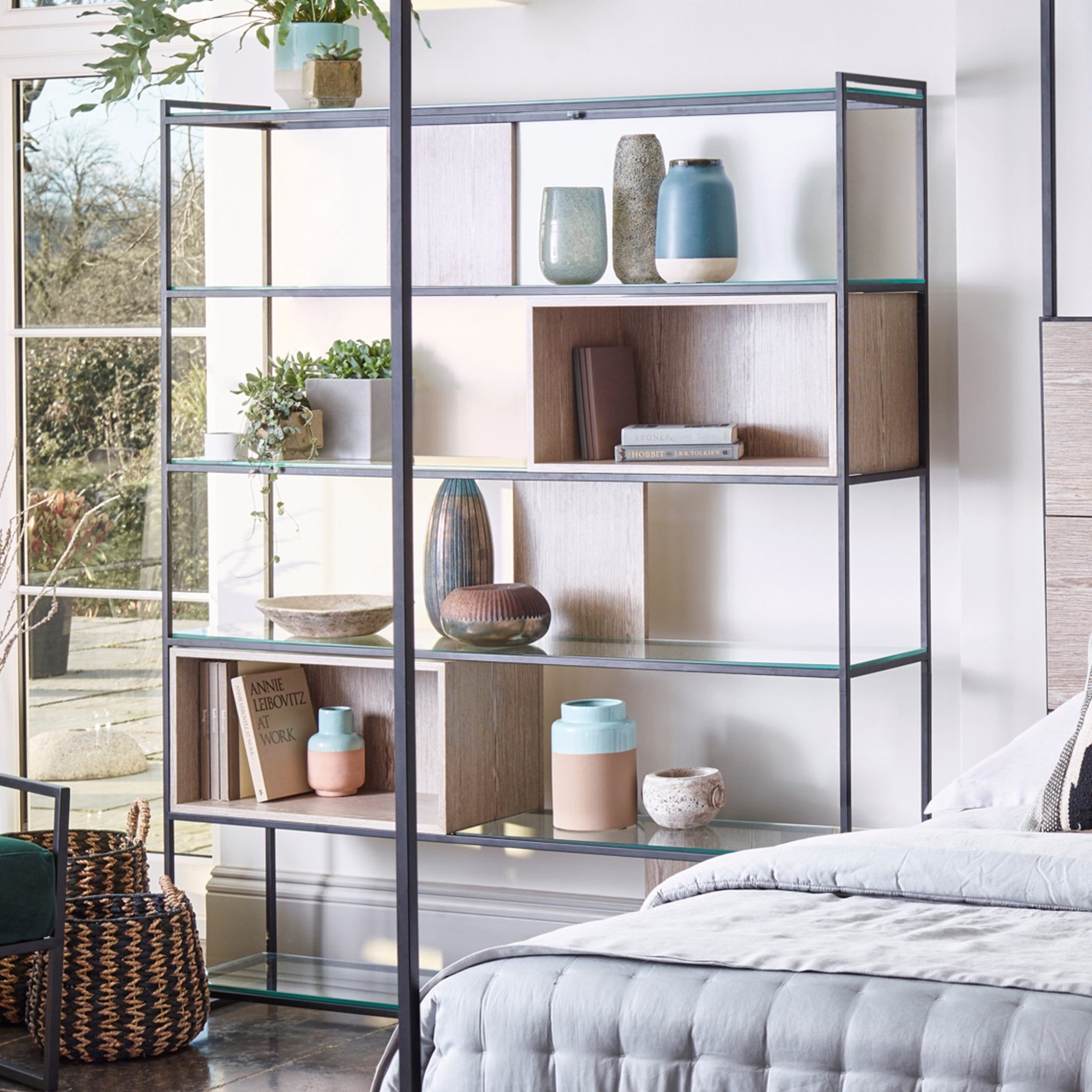 Federico Tall Bookcase - Oak