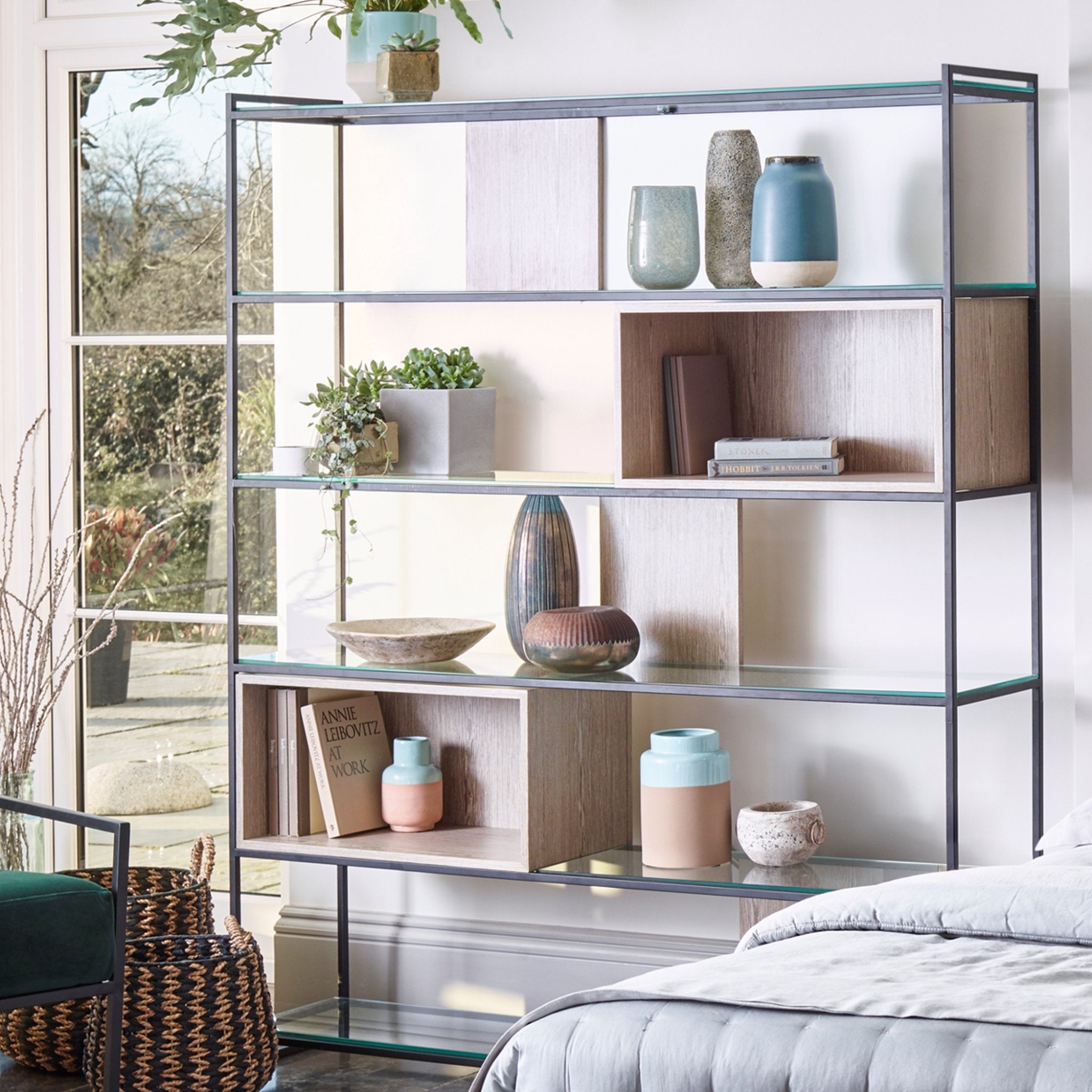 Federico Tall Bookcase - Oak