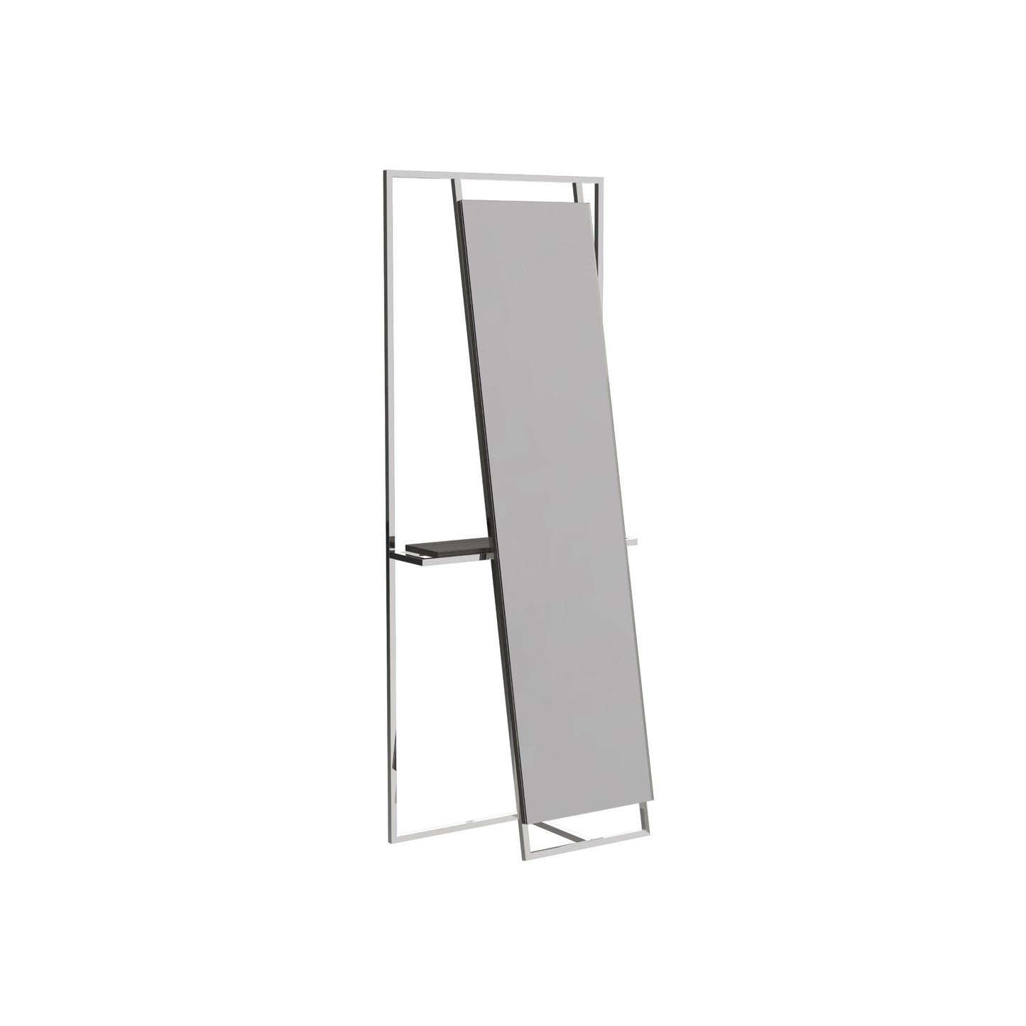 Federico Floor Standing Mirror & Valet - Oak