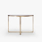 Finn Half Moon Metal Console Table