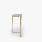 Finn Half Moon Metal Console Table