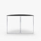 Finn Half Moon Metal Console Table