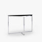 Finn Half Moon Metal Console Table