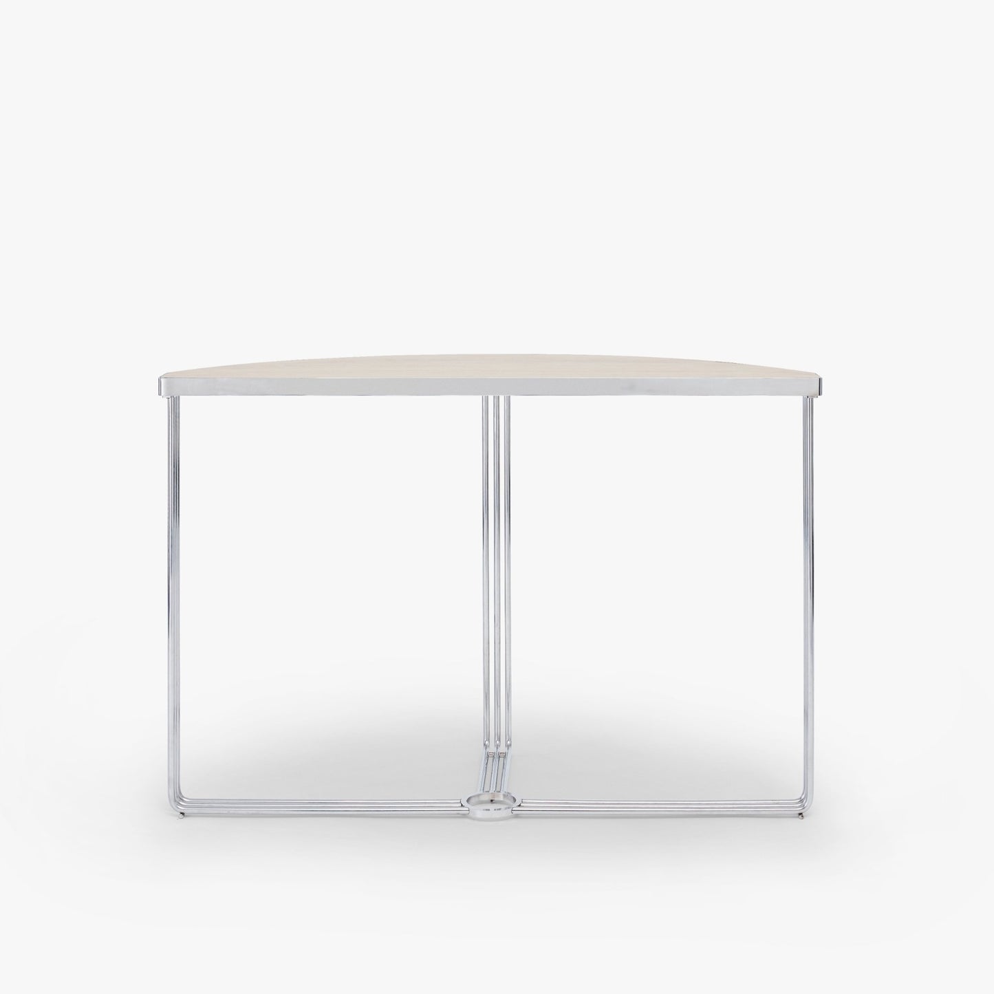 Finn Half Moon Metal Console Table