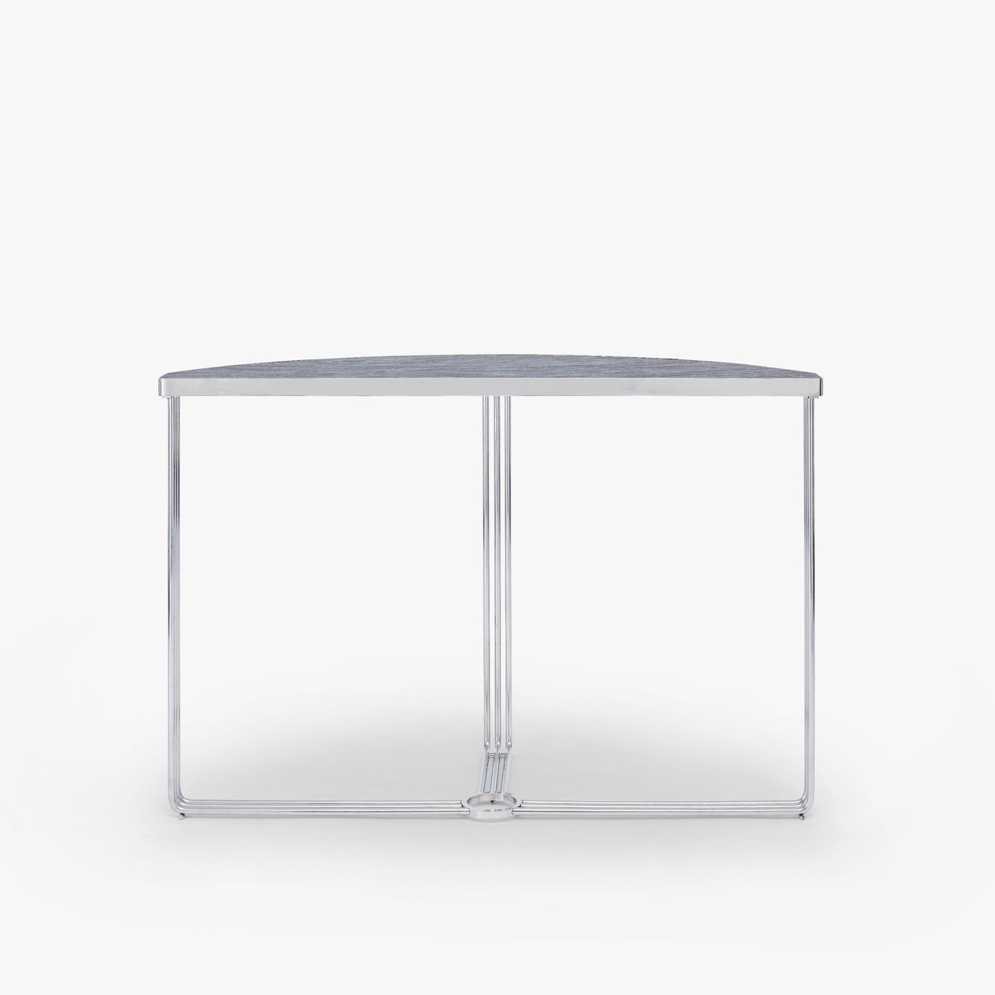 Finn Half Moon Metal Console Table