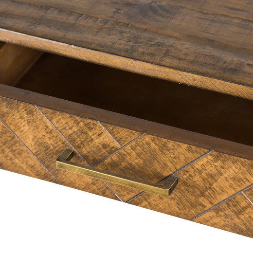 Havana Gold 2 Drawer Console Table - Gold