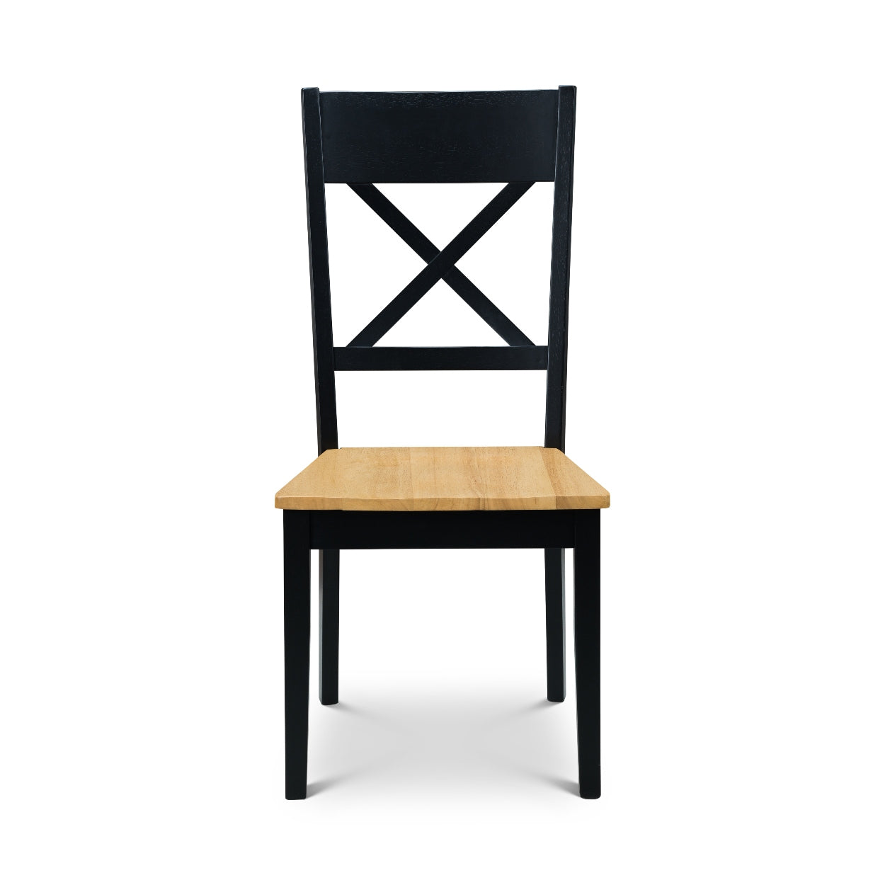 Hockley Dining Chair - Black & Oak (Set of 2)