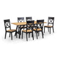 Hockley Dining Chair - Black & Oak (Set of 2)