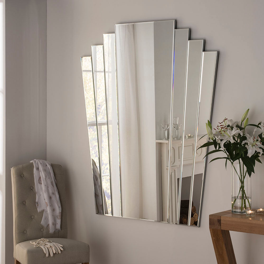Jersey Fan Wall Mirror - BeautyTables