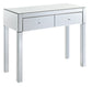 Bevelled Mirrored Desk 2 Drawers - BeautyTables