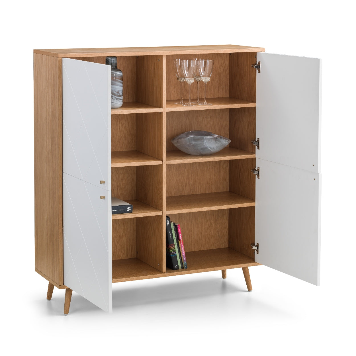 Moritz 4 Door Cabinet - Oak