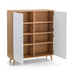 Moritz 4 Door Cabinet - Oak