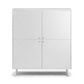 Moritz 4 Door Cabinet - White
