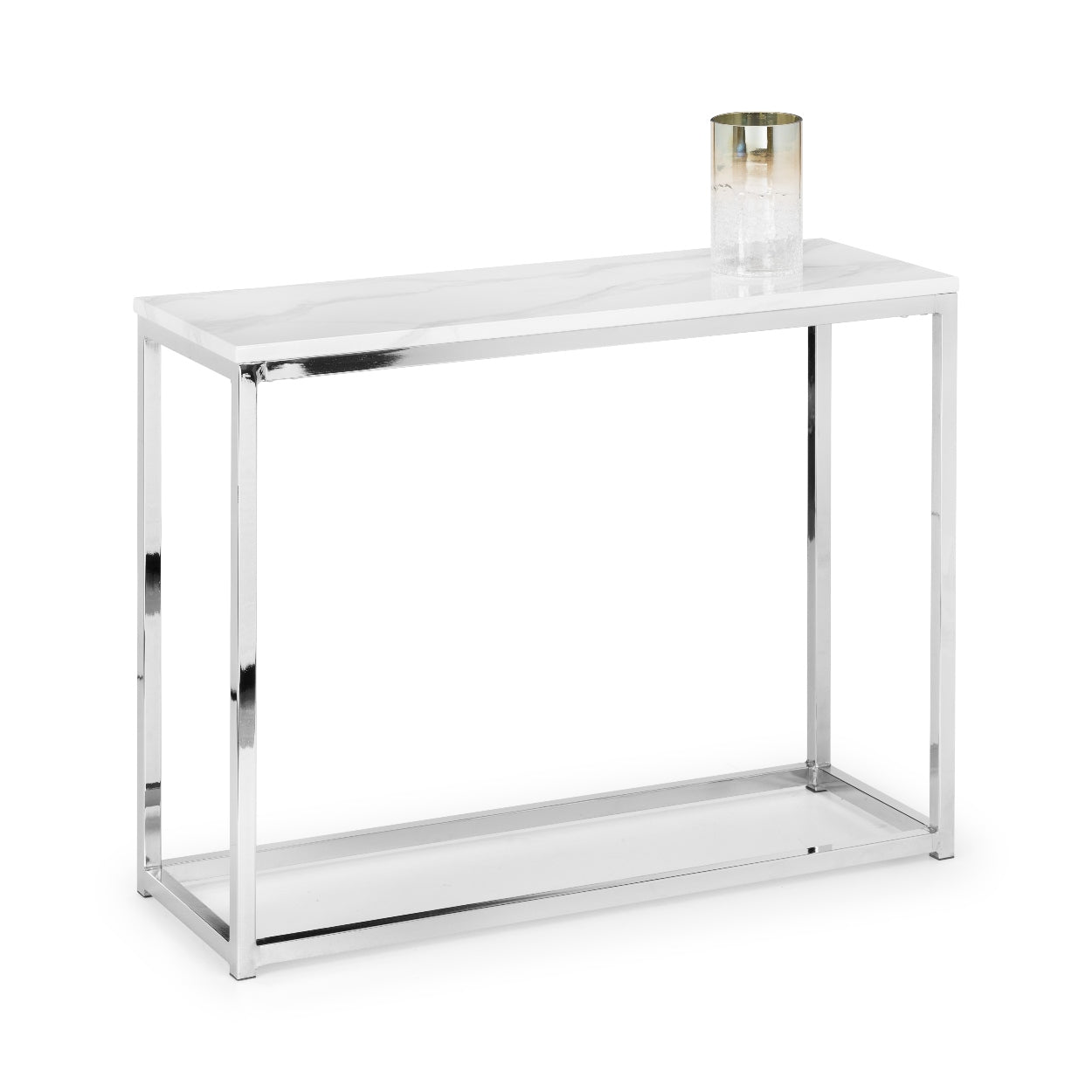 Scala Console Table - White Marble