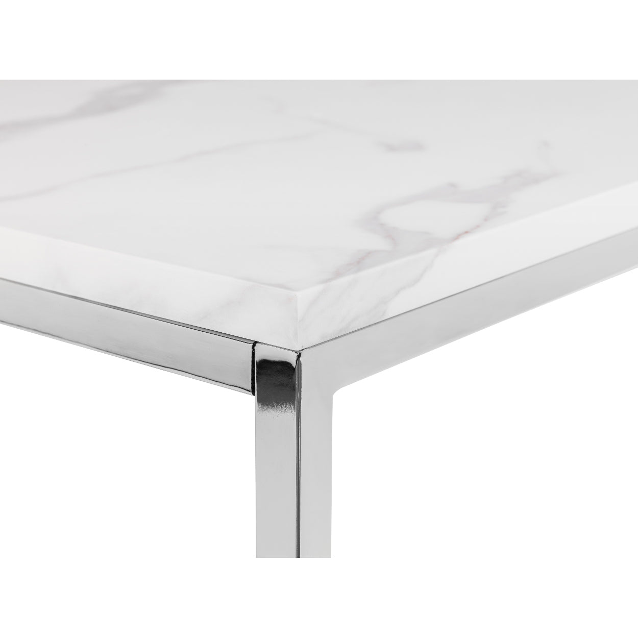 Scala Console Table - White Marble