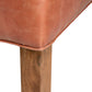 Tan Faux Leather Dining Chair - BeautyTables